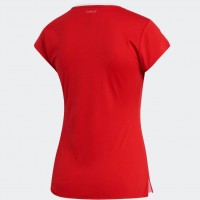Camiseta Adidas Club 3 Stripes Rojo - Barata Oferta Outlet