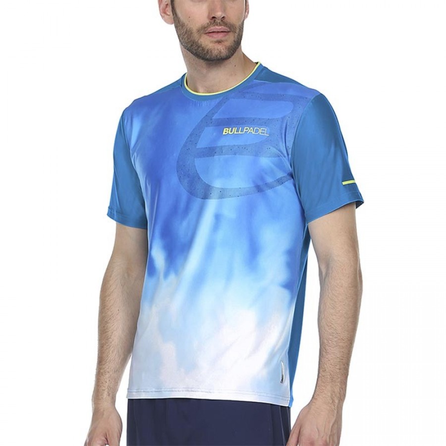 Bullpadel Aranju Blue Atomico T-Shirt - Barata Oferta Outlet